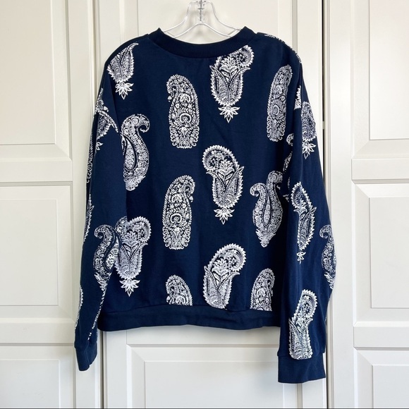 Ethnic Western | Paisley Pattern Sequined Mickey Mouse Sweater Size Medium - Picture 3 of 6